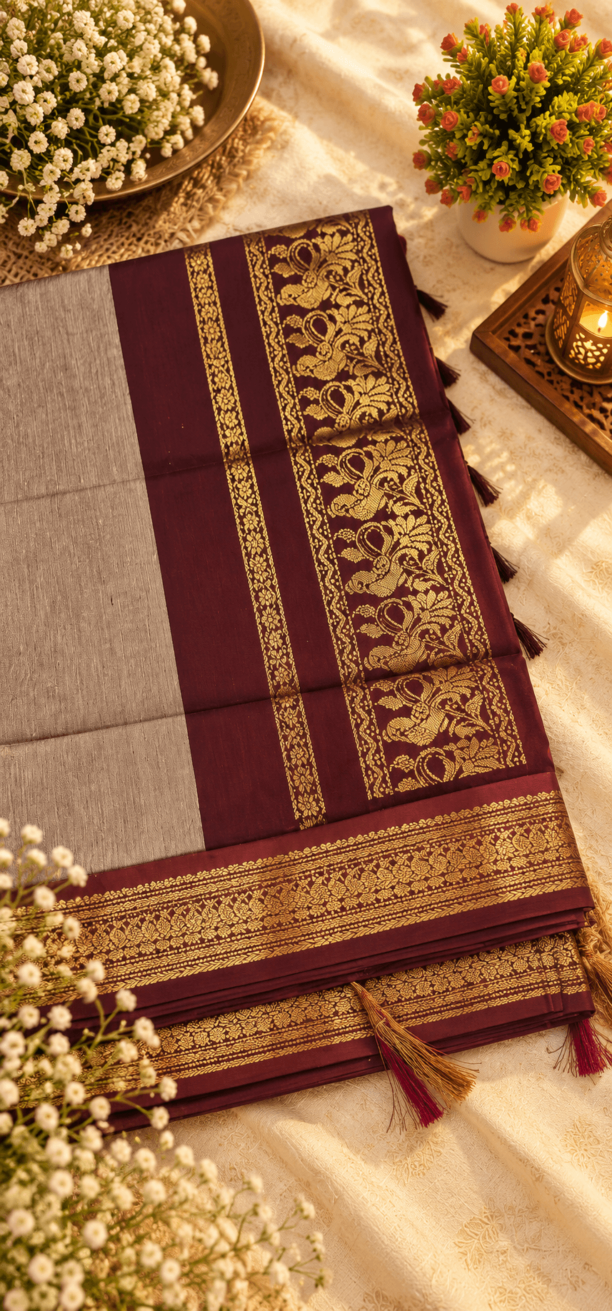 Kanchi cotton Saree